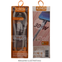 CABO USB KAID KD-351CL  TIPO C PARA LIGHTNNING (IPHONE)