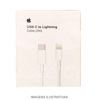 CABO USB-C TO LIGHTNING CABEL 2M CAIXA BRANCA (IPHONE)