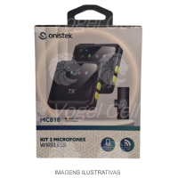 MICROFONE  DE LAPELA SEM FIO  IPHONE LIGHTNING MC818