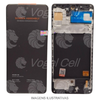 TELA DISPLAY SAMSUNG A51 / A515 C/ ARO KBS (6 MESES DE GARANTIA)