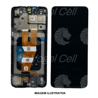 TELA DISPLAY SAMSUNG A05 (A055) C/ ARO KBS (6 MESES DE GARANTIA)