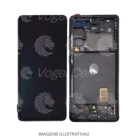 TELA DISPLAY SAMSUNG S20 FE G780 C/ ARO PRETO VIVID