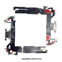 FLEX CONECTOR DE CARGA IPHONE 16 BRANCO
