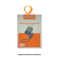 ADAPTADOR KAIDI  LIGHTNING PARA USB OTG KD-220