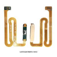 BOTÃO HOME SAMSUNG A12 DOURADO