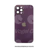 CAPA CASE DE VIDRO COM PROTETOR DE LENTE IPHONE 12 PRO CORES