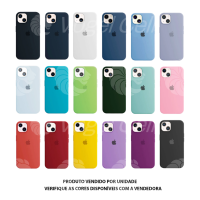 CAPA SILICONE IPHONE 13 6.1 CORES VARIADAS