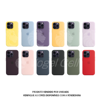 CAPA SILICONE IPHONE 13 PRO CORES VARIADAS