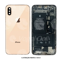 CARCAÇA IPHONE XS MAX ROSE COMPLETO C/ BATERIA