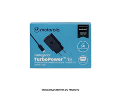 CARREGADOR MOTOROLA  TIPO C (TYPE-C)18W  USB POWER ADAPTER  8913N