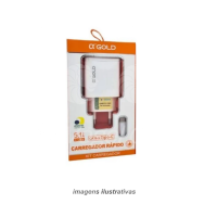 CARREGADOR  RAPIDO AX GOLD 5.1A 3USB CA36-3 TIPO C