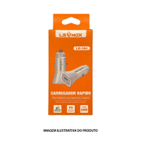 CARREGADOR VEICULAR LEHMOS LE-164 TIPO C PD 20W
