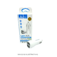 CARREGADOR VEICULAR LEMOX COM 2USB LE-507 3.1A