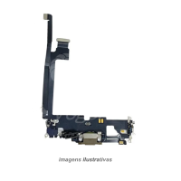 FLEX CONECTOR DE CARGA IPHONE 12 PRO MAX DOURADO