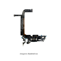 FLEX CONECTOR DE CARGA IPHONE 13 PRO MAX PRETO