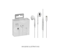 FONE DE OUVIDO EARPODS WITH REMOTE AND MIC IPHONE