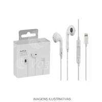 FONE DE OUVIDO EARPODS WITH REMOTE AND MIC IPHONE