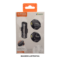 MICROFONE DE LAPELA KAIDI S/FIO PARA IPHONE KMF4-A