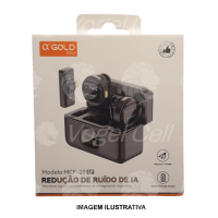 MICROFONE DE LAPELA OXGOLD PRO S/FIO PARA IPHONE MCF-28