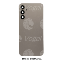 TAMPA TRASEIRA SAMSUNG A24 CINZA COM LENTE