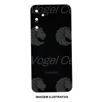 TAMPA TRASEIRA SAMSUNG A24 PRETO  COM LENTE