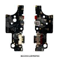 SUB PLACA COM CONECTOR DE CARGA MOTOROLA MOTO G04