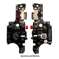 SUB PLACA COM CONECTOR DE CARGA MOTOROLA MOTO G54