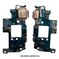 SUB PLACA COM CONECTOR DE CARGA SAMSUNG S23 FE