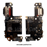 SUB PLACA COM CONECTOR DE CARGA XIAOMI REDMI 10T