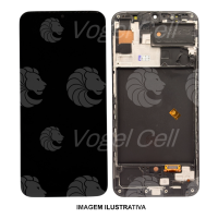 TELA DISPLAY SAMSUNG A30S / A307 C/ ARO PREMIUM