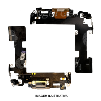 FLEX CONECTOR DE CARGA IPHONE 13 BRANCO ORIGINAL RETIRADO