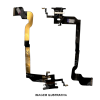 FLEX CONECTOR DE CARGA IPHONE X PRETO ORIGINAL RETIRADO