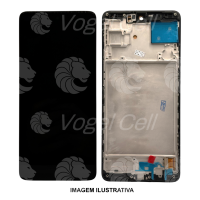 TELA DISPLAY LCD SAMSUNG M62 SM-M625 / F62 SM-E625 C/ ARO INCELL