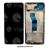TELA DISPLAY XIAOMI NOTE 14 5G / POCO M7 PRO C/ARO PRETO PREMIUM ZL