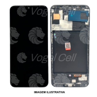 TELA DISPLAY SAMSUNG A30S / A307 C/ ARO  KBS (6 MESES DE GARANTIA)