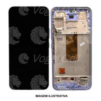 TELA DISPLAY SAMSUNG A54 5G / A546 C/ ARO LILAS ORIGINAL NACIONAL