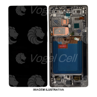 TELA DISPLAY SAMSUNG S25 ULTRA S938 C/ ARO GRAFITE PREMIUM VIBE