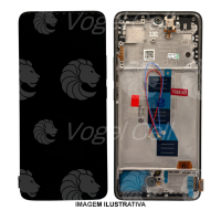TELA DISPLAY XIAOMI NOTE 14 5G / POCO M7 PRO C/ARO PRETO VIBE PREMIUM