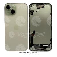 CARCAÇA IPHONE 15 VERDE C/BATERIA RETIRADA