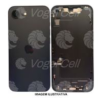 CARCAÇA IPHONE 16E PRETO RETIRADA COMPLETO C/ BATERIA