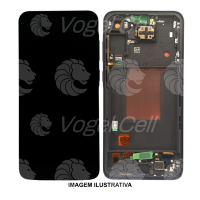 TELA DISPLAY SAMSUNG A55 5G A556 C/ARO AZUL PREMIUM VIBE