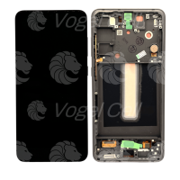 TELA DISPLAY SAMSUNG S21 FE / G990 C/ ARO GRAFITE PREMIUM VIBE