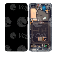 TELA DISPLAY SAMSUNG S21 G991 C/ ARO PRETO PREMIUM VIBE