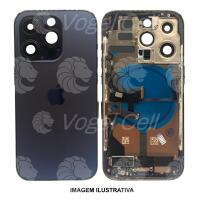 CARCAÇA IPHONE 14 PRO ROXO S/ BATERIA 1 LINHA