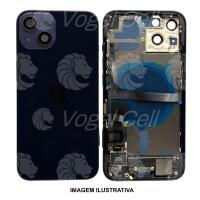 CARCAÇA IPHONE 13 GRAFITE S/ BATERIA 1 LINHA