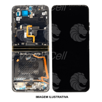 TELA DISPLAY MOTOROLA MOTO RAZR 40 ULTRA XT 2123-3 C/ARO GRAFITE ORIGINAL NACIONAL