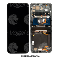 TELA DISPLAY MOTOROLA MOTO RAZR 40 XT 2323-1 C/ARO VERDE ORIGINAL NACIONAL