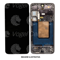 TELA DISPLAY SAMSUNG S24 PLUS (S926) C/ARO GRAFITE ORIGINAL NACIONAL