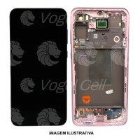 TELA DISPLAY SAMSUNG A55 5G C/ARO LILAS ORIGINAL NACIONAL