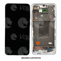 TELA DISPLAY SAMSUNG A55 5G C/ARO PRATA ORIGINAL NACIONAL